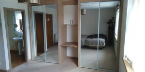 Two Mirrored Wardrobes