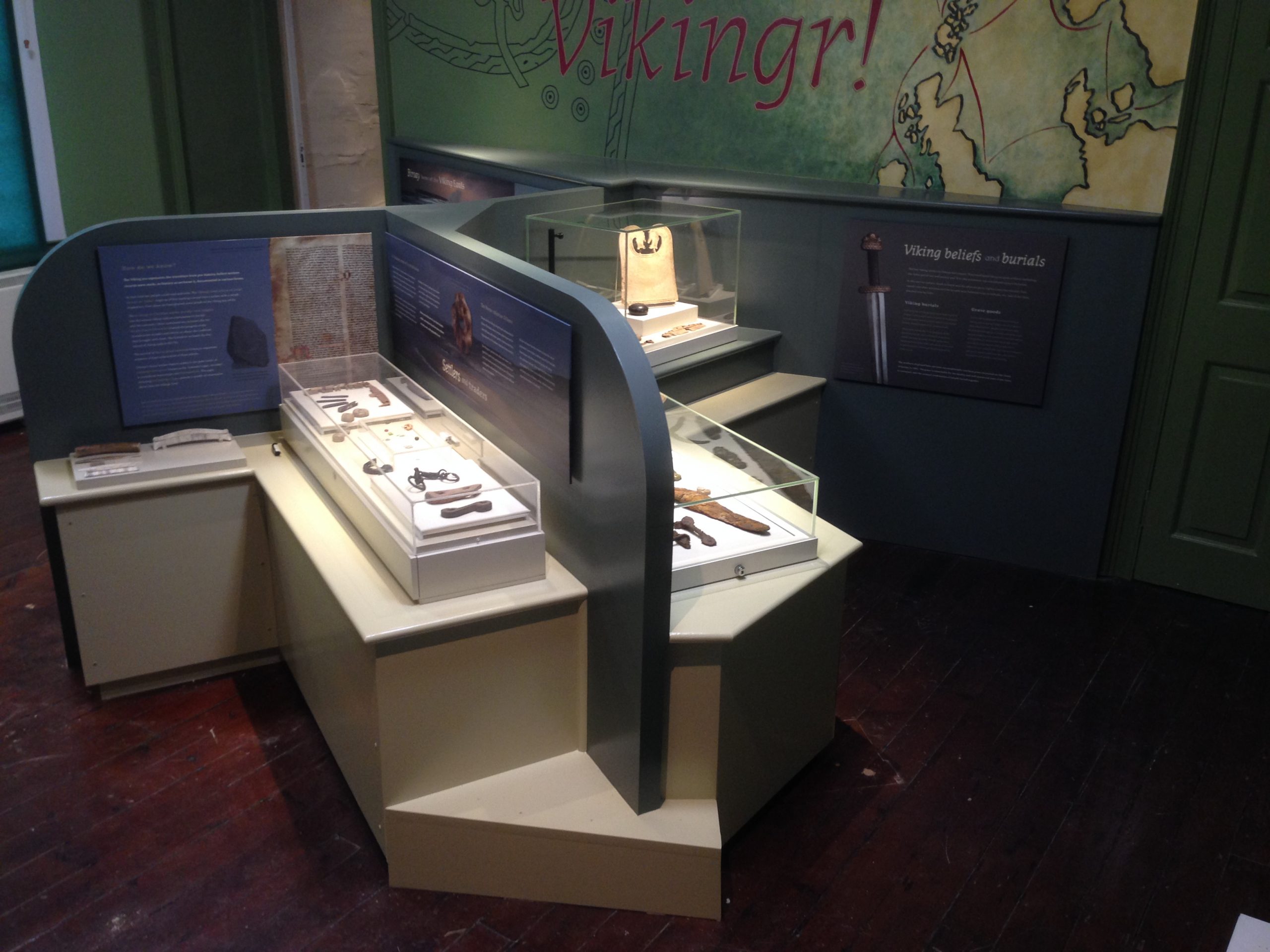 Display Made for Orkney Museum.